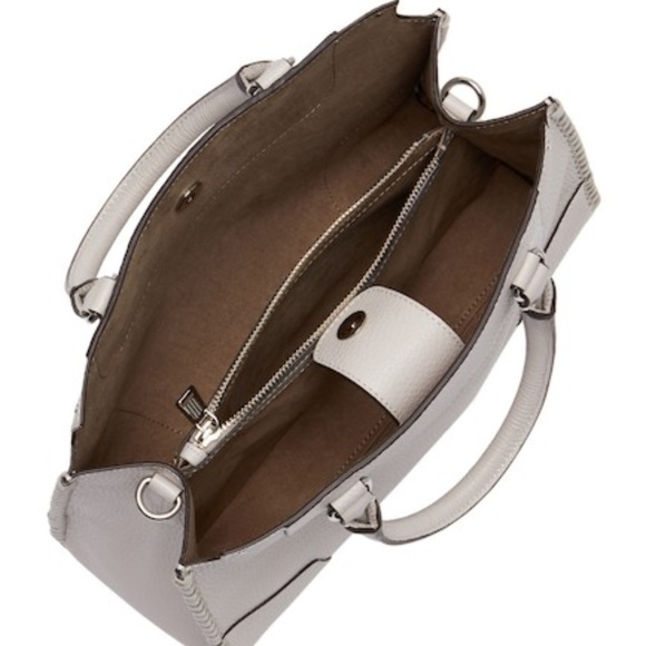 ❤️HP❤️New! Rebecca Minkoff Leather Satchel Bag - Picture 3 of 3